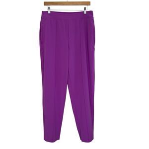 Athleta Purple Brooklyn Heights Vienna Slim Pants Size 10 Pull On